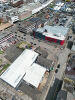 High Angle View of Wolverhampton City of metropolitan borough in the West Midlands, England, United Kingdom. May 4th, 2024 photo