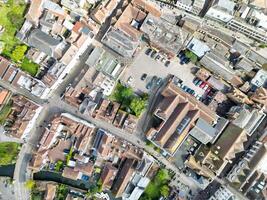 Aerial View of Historical Canterbury City Centre, Kent, England, Great Britain. April 20th, 2024 photo