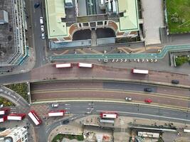 más hermosa aéreo ver de central Oeste croydon Londres ciudad de Inglaterra unido Reino. abril 24, 2024 foto