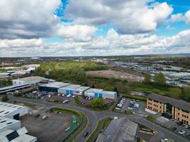 High Angle View of Derby City and Stadium Surround of the City. England United Kingdom. April 26th, 2024 photo