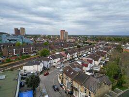 Most Beautiful Aerial View of Central West Croydon London City of England United Kingdom. April 24th, 2024 photo