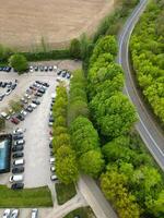 Aerial View of Historical Canterbury City Centre, Kent, England, Great Britain. April 20th, 2024 photo