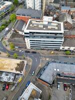 Aerial View of Central Nottingham City of England UK. April 26th, 2024 photo