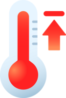 Heat thermometer temperature icon png