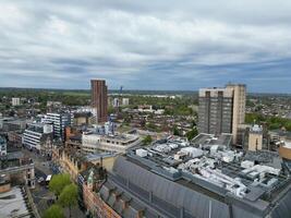 Most Beautiful Aerial View of Central West Croydon London City of England United Kingdom. April 24th, 2024 photo