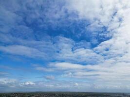 Aerial View of Residential District of Strood Town of Rochester, England United Kingdom. April 20th, 2024 photo