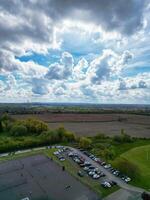 Aerial View of Stapleford Countryside Landscape of British Village Nottingham, England UK. April 26th 2024 photo