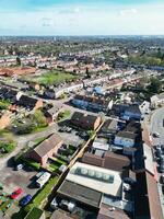 aéreo ver de edificios a ciudad centrar y céntrico de Coventry ciudad de Inglaterra unido Reino. marzo 30, 2024 foto