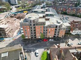 Aerial View of Buildings at City Centre and Downtown of Coventry City of England United Kingdom. March 30th, 2024 photo