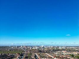 Aerial View of Buildings at City Centre and Downtown of Coventry City of England United Kingdom. March 30th, 2024 photo