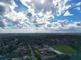 Aerial View of Buildings at City Centre and Downtown of Coventry City of England United Kingdom. March 30th, 2024 photo