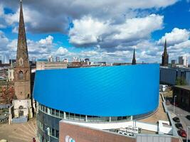 Aerial View of Buildings at City Centre and Downtown of Coventry City of England United Kingdom. March 30th, 2024 photo