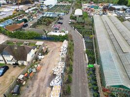 Aerial View of Central Denham Green London City of England United Kingdom. April 3rd, 2024 photo