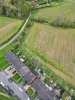 Aerial View of Central Denham Green London City of England United Kingdom. April 3rd, 2024 photo