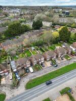 Aerial View of Central Denham Green London City of England United Kingdom. April 3rd, 2024 photo