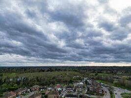 Aerial View of Central Denham Green London City of England United Kingdom. April 3rd, 2024 photo