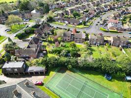 Aerial View of Central Denham Green London City of England United Kingdom. April 3rd, 2024 photo