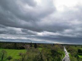 Aerial View of Central Denham Green London City of England United Kingdom. April 3rd, 2024 photo