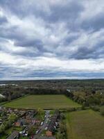 Aerial View of Central Denham Green London City of England United Kingdom. April 3rd, 2024 photo