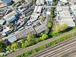 Aerial View of Central Wembley London City of England Great Britain. April 17th, 2024 photo