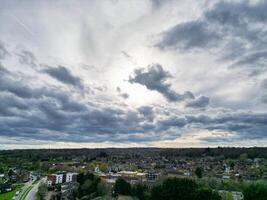 Aerial View of Central Denham Green London City of England United Kingdom. April 3rd, 2024 photo