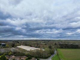 Aerial View of Central Denham Green London City of England United Kingdom. April 3rd, 2024 photo