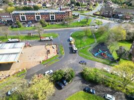 Aerial View of Central Denham Green London City of England United Kingdom. April 3rd, 2024 photo