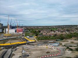 Aerial View of Brent Cross West Hendon London City of England United Kingdom, April 12th, 2024 photo