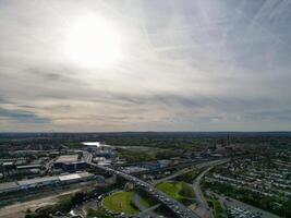 Aerial View of Brent Cross West Hendon London City of England United Kingdom, April 12th, 2024 photo