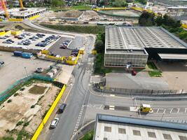 Aerial View of Brent Cross West Hendon London City of England United Kingdom, April 12th, 2024 photo