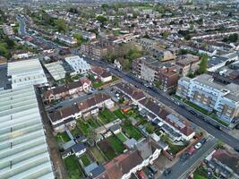 Aerial View of Brent Cross West Hendon London City of England United Kingdom, April 12th, 2024 photo