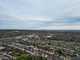 Aerial View of Brent Cross West Hendon London City of England United Kingdom, April 12th, 2024 photo