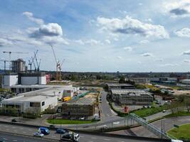 Aerial View of Brent Cross West Hendon London City of England United Kingdom, April 12th, 2024 photo