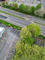 Aerial View of Central Dartford London City of England United Kingdom, April 14th, 2024 photo