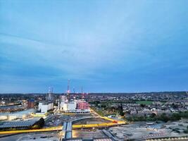 Aerial View of Brent Cross West Hendon London City of England United Kingdom, April 12th, 2024 photo