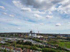 Aerial View of Brent Cross West Hendon London City of England United Kingdom, April 12th, 2024 photo