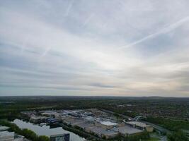 Aerial View of Central Dartford London City of England United Kingdom, April 14th, 2024 photo