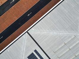 Aerial View of Elstree London City of England Great Britain during Cloudy and Windy Day. April 4th, 2024 photo