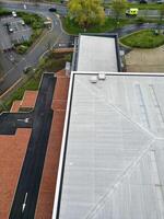 Aerial View of Elstree London City of England Great Britain during Cloudy and Windy Day. April 4th, 2024 photo