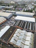 Aerial View of Elstree London City of England Great Britain during Cloudy and Windy Day. April 4th, 2024 photo