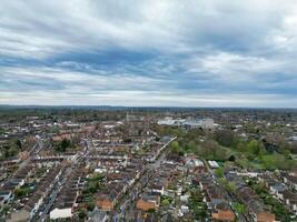 Aerial View of Rugby City of England Great Britain. April 8th, 2024 photo