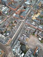 Aerial View of Buildings at Central Leicester City of England United Kingdom. April 4th, 2024 photo