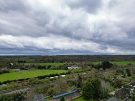 Aerial View of Denham Green Town London, Uxbridge, England. United Kingdom. April 3rd, 2024 photo