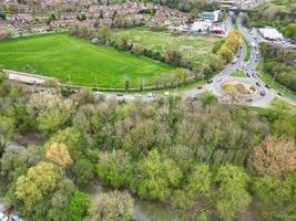 Aerial View of Rugby City of England Great Britain. April 8th, 2024 photo