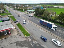 Aerial View of Denham Green Town London, Uxbridge, England. United Kingdom. April 3rd, 2024 photo