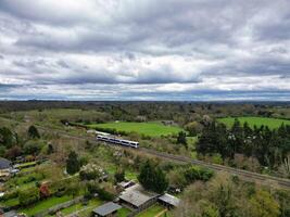 Aerial View of Denham Green Town London, Uxbridge, England. United Kingdom. April 3rd, 2024 photo