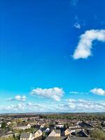 Aerial View of Central Leighton Buzzard Town of England Great Britain. March 29th, 2024 photo