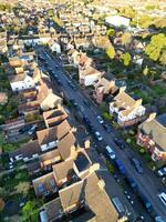 aéreo ver de central leighton zopilote pueblo de Inglaterra genial Bretaña. marzo 29, 2024 foto