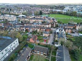 Aerial View of Central Leighton Buzzard Town of England Great Britain. March 29th, 2024 photo