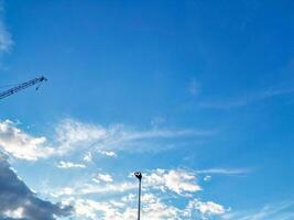 Beautiful Sky with Dramatical Clouds over Birmingham City of England United Kingdom, March 30th, 2024 photo